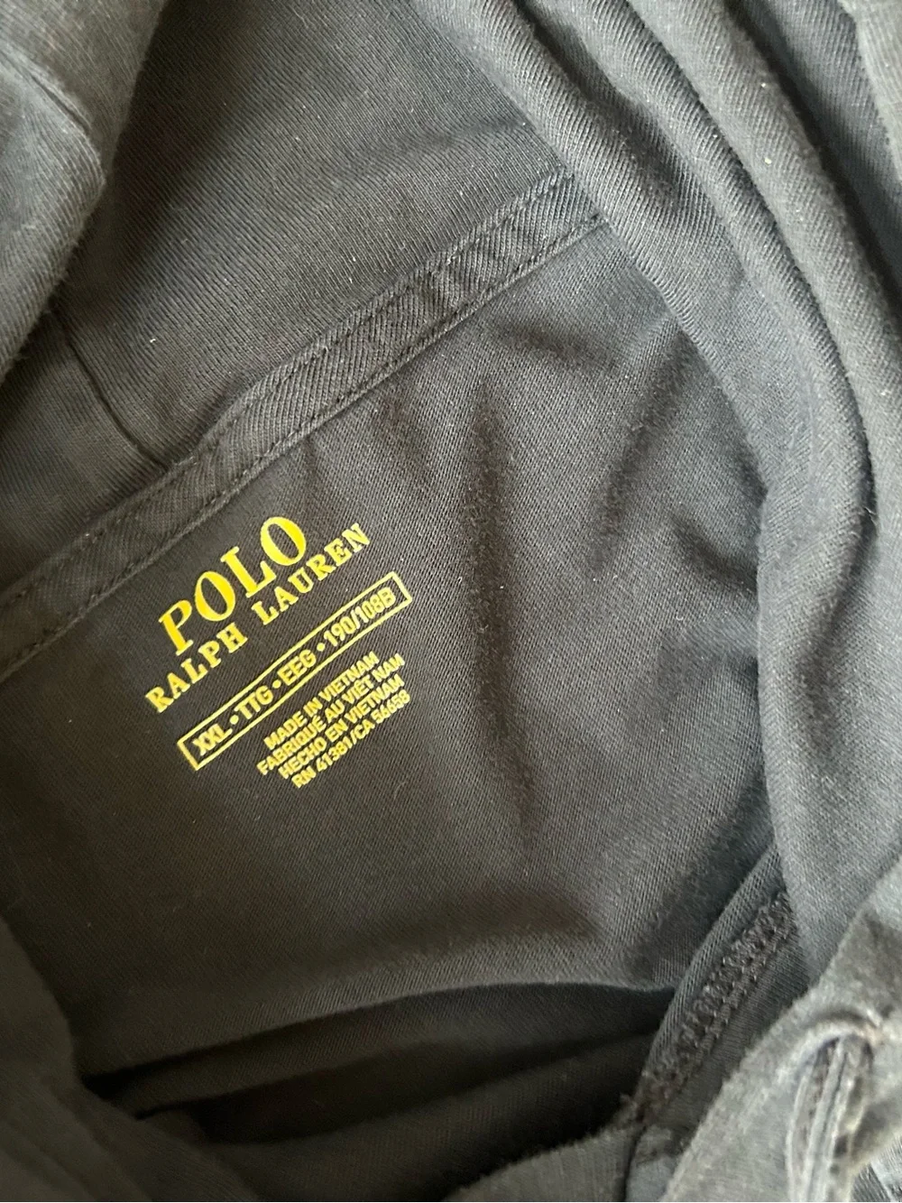 Polo by Ralph Lauren blackLightweight Pullover Hoodie size XXL